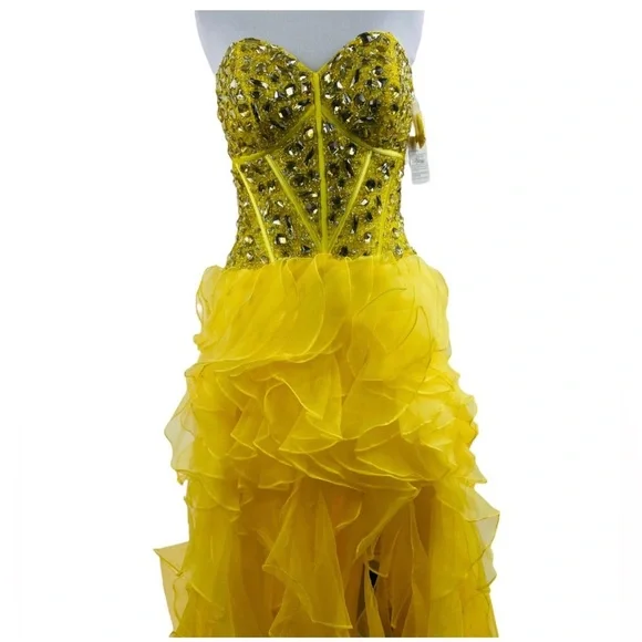 Giosue High Low Fun Fashion OOC Pageant Designer dress 4 8 NWT - Picture 3 of 6